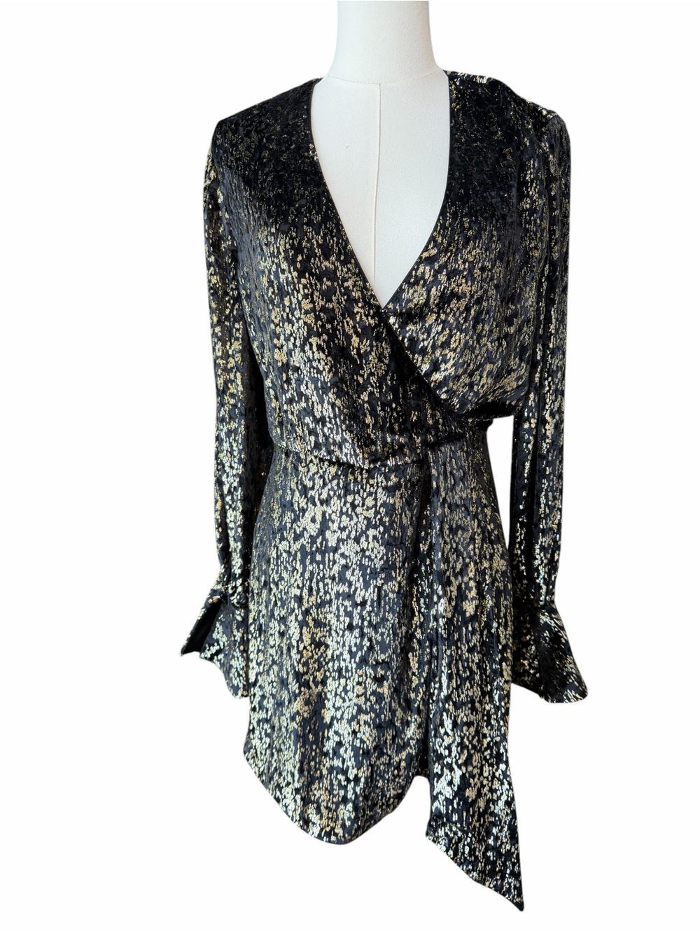 S Simkhai Camryn Velvet Mini Dress